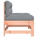 vidaXL Canapea de mijloc cu perne, lemn masiv douglas