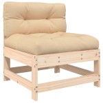 vidaXL Canapele de mijloc cu perne, 2 buc., lemn masiv de pin vidaXL Canapele de mijloc cu perne, 2 buc., lemn masiv de pin