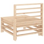 vidaXL Canapele de mijloc pentru grădină, 2 buc., lemn masiv pin vidaXL Canapele de mijloc pentru grădină, 2 buc., lemn masiv pin
