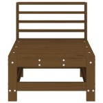 vidaXL Canapele de mijloc pentru grădină, 2 buc., maro miere vidaXL Canapele de mijloc pentru grădină, 2 buc., maro miere