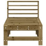 vidaXL Canapele de mijloc pentru grădină, 2buc., lemn de pin impregnat vidaXL Canapele de mijloc pentru grădină, 2buc., lemn de pin impregnat