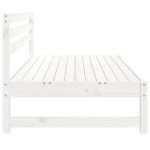 vidaXL Canapele de mijloc grădină 2 buc. alb 120x80 cm lemn masiv pin vidaXL Canapele de mijloc grădină 2 buc. alb 120x80 cm lemn masiv pin