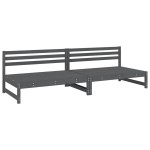 vidaXL Canapele de mijloc grădină 2 buc. gri 120x80 cm lemn masiv pin vidaXL Canapele de mijloc grădină 2 buc. gri 120x80 cm lemn masiv pin