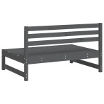 vidaXL Canapele de mijloc grădină 2 buc. gri 120x80 cm lemn masiv pin vidaXL Canapele de mijloc grădină 2 buc. gri 120x80 cm lemn masiv pin