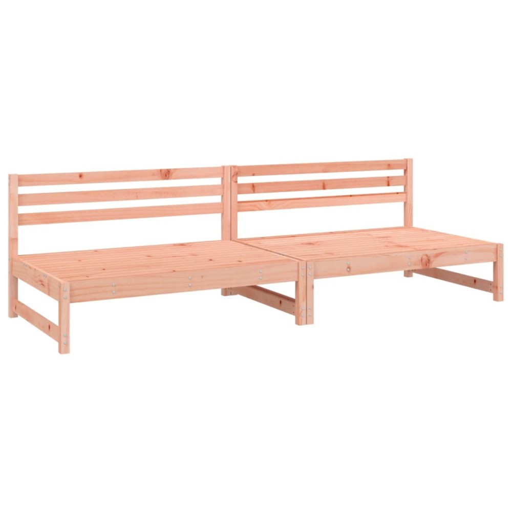 vidaXL Canapele de mijloc grădină 2 buc. 120x80cm lemn masiv douglas