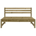 vidaXL Canapele de mijloc grădină 2 buc. 120x80cm lemn pin impregnat vidaXL Canapele de mijloc grădină 2 buc. 120x80cm lemn pin impregnat