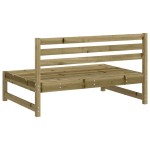 vidaXL Canapele de mijloc grădină 2 buc. 120x80cm lemn pin impregnat vidaXL Canapele de mijloc grădină 2 buc. 120x80cm lemn pin impregnat