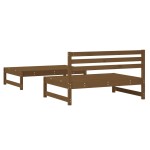 vidaXL Set mobilier grădină, 2 piese, maro miere, lemn masiv de pin