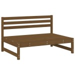 vidaXL Set mobilier grădină, 2 piese, maro miere, lemn masiv de pin