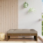 vidaXL Taburet de grădină, 120x80 cm, maro miere, lemn masiv de pin vidaXL Taburet de grădină, 120x80 cm, maro miere, lemn masiv de pin