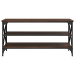 vidaXL Comodă TV, stejar maro, 100x40x50 cm, lemn prelucrat