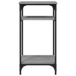 vidaXL Măsuță laterală, gri sonoma, 40x30x75 cm, lemn prelucrat