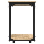 vidaXL Masă laterală cu roți stejar sonoma 50x35x55,5cm lemn prelucrat vidaXL Masă laterală cu roți stejar sonoma 50x35x55,5cm lemn prelucrat