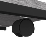 vidaXL Masă laterală cu roți, gri sonoma 50x35x55,5 cm lemn prelucrat vidaXL Masă laterală cu roți, gri sonoma 50x35x55,5 cm lemn prelucrat