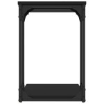 vidaXL Masă laterală, negru, 50x35x52 cm, lemn compozit vidaXL Masă laterală, negru, 50x35x52 cm, lemn compozit