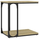 vidaXL Masă laterală, stejar sonoma, 50x35x52 cm, lemn compozit vidaXL Masă laterală, stejar sonoma, 50x35x52 cm, lemn compozit