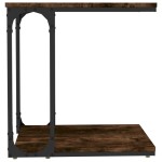 vidaXL Masă laterală, stejar fumuriu, 50x35x52 cm, lemn prelucrat vidaXL Masă laterală, stejar fumuriu, 50x35x52 cm, lemn prelucrat
