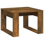 vidaXL Masă laterală, stejar fumuriu, 50x50x35 cm, lemn prelucrat vidaXL Masă laterală, stejar fumuriu, 50x50x35 cm, lemn prelucrat