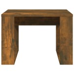 vidaXL Masă laterală, stejar fumuriu, 50x50x35 cm, lemn prelucrat vidaXL Masă laterală, stejar fumuriu, 50x50x35 cm, lemn prelucrat