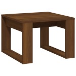 vidaXL Masă laterală, stejar maro, 50x50x35 cm, lemn prelucrat vidaXL Masă laterală, stejar maro, 50x50x35 cm, lemn prelucrat