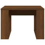 vidaXL Masă laterală, stejar maro, 50x50x35 cm, lemn prelucrat vidaXL Masă laterală, stejar maro, 50x50x35 cm, lemn prelucrat