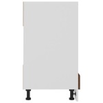 vidaXL Dulap pentru cuptor "Riga", stejar maro, 60x46x81,5 cm,