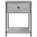 vidaXL Noptiere, 2 buc., gri sonoma, 44x45x58 cm, lemn prelucrat vidaXL Noptiere, 2 buc., gri sonoma, 44x45x58 cm, lemn prelucrat
