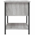 vidaXL Noptieră, gri sonoma, 34x35,5x45 cm, lemn compozit