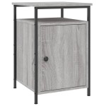 vidaXL Noptiere, 2 buc., gri sonoma, 40x42x60 cm, lemn prelucrat vidaXL Noptiere, 2 buc., gri sonoma, 40x42x60 cm, lemn prelucrat