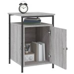 vidaXL Noptiere, 2 buc., gri sonoma, 40x42x60 cm, lemn prelucrat vidaXL Noptiere, 2 buc., gri sonoma, 40x42x60 cm, lemn prelucrat