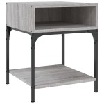 vidaXL Noptiere, 2 buc., gri sonoma, 40x41x50 cm, lemn compozit vidaXL Noptiere, 2 buc., gri sonoma, 40x41x50 cm, lemn compozit