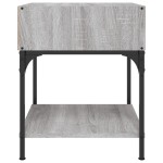 vidaXL Noptiere, 2 buc., gri sonoma, 40x41x50 cm, lemn compozit vidaXL Noptiere, 2 buc., gri sonoma, 40x41x50 cm, lemn compozit