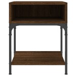 vidaXL Noptiere, 2 buc., stejar maro, 40x41x50 cm, lemn compozit