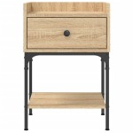 vidaXL Noptiere, 2 buc., stejar sonoma, 40,5x31x60 cm, lemn compozit