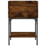 vidaXL Noptiere, 2 buc., stejar fumuriu, 40,5x31x60 cm, lemn compozit vidaXL Noptiere, 2 buc., stejar fumuriu, 40,5x31x60 cm, lemn compozit