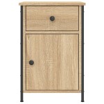 vidaXL Noptieră, stejar sonoma, 40x42x60 cm, lemn prelucrat vidaXL Noptieră, stejar sonoma, 40x42x60 cm, lemn prelucrat