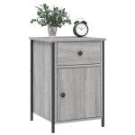 vidaXL Noptiere, 2 buc., gri sonoma, 40x42x60 cm, lemn prelucrat vidaXL Noptiere, 2 buc., gri sonoma, 40x42x60 cm, lemn prelucrat