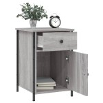vidaXL Noptiere, 2 buc., gri sonoma, 40x42x60 cm, lemn prelucrat vidaXL Noptiere, 2 buc., gri sonoma, 40x42x60 cm, lemn prelucrat