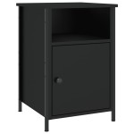 vidaXL Noptiere, 2 buc., negru, 40x42x60 cm, lemn prelucrat vidaXL Noptiere, 2 buc., negru, 40x42x60 cm, lemn prelucrat