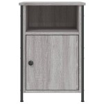 vidaXL Noptiere, 2 buc., gri sonoma, 40x42x60 cm, lemn prelucrat vidaXL Noptiere, 2 buc., gri sonoma, 40x42x60 cm, lemn prelucrat