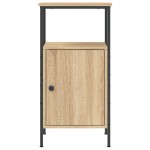 vidaXL Noptieră, stejar sonoma, 41x31x80 cm, lemn compozit vidaXL Noptieră, stejar sonoma, 41x31x80 cm, lemn compozit