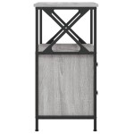 vidaXL Noptieră, gri sonoma, 34x35,5x70 cm, lemn compozit