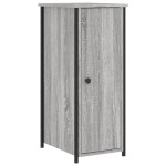 vidaXL Noptiere, 2 buc., gri sonoma, 32x42x80 cm, lemn compozit