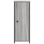 vidaXL Noptiere, 2 buc., gri sonoma, 32x42x80 cm, lemn compozit