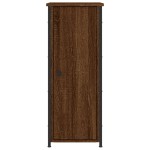 vidaXL Noptiere, 2 buc., stejar maro, 32x42x80 cm, lemn compozit