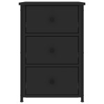 vidaXL Noptiere, 2 buc., negru, 40x36x60 cm, lemn compozit vidaXL Noptiere, 2 buc., negru, 40x36x60 cm, lemn compozit