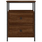 vidaXL Noptieră, stejar maro, 44x45x60 cm, lemn compozit