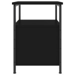 vidaXL Noptieră, negru, 34x35,5x50 cm, lemn compozit vidaXL Noptieră, negru, 34x35,5x50 cm, lemn compozit