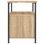 vidaXL Noptieră, stejar sonoma, 34x35,5x50 cm, lemn compozit vidaXL Noptieră, stejar sonoma, 34x35,5x50 cm, lemn compozit