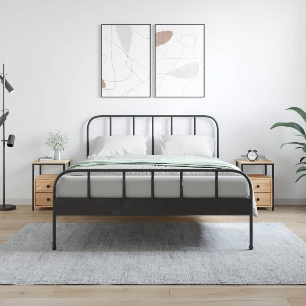 vidaXL Noptiere, 2 buc., stejar sonoma, 34x35,5x50 cm, lemn compozit